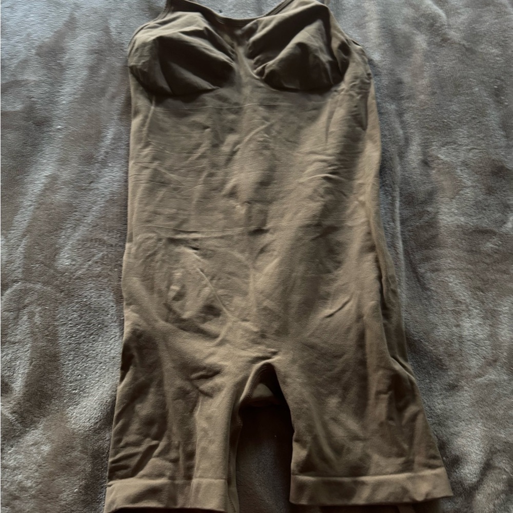 Brown Strapless Bodysuit